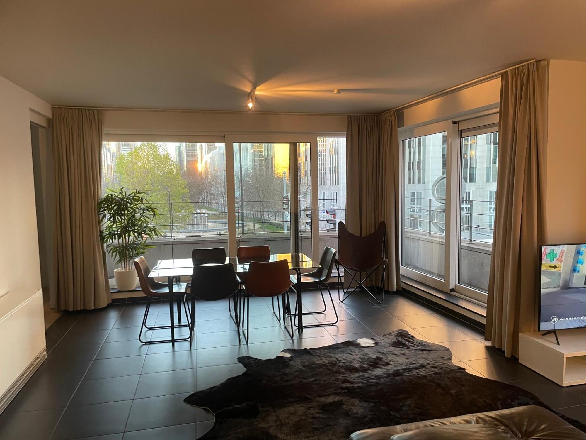 Apartment In Heart Of Brussel City With Balcony View מראה חיצוני תמונה